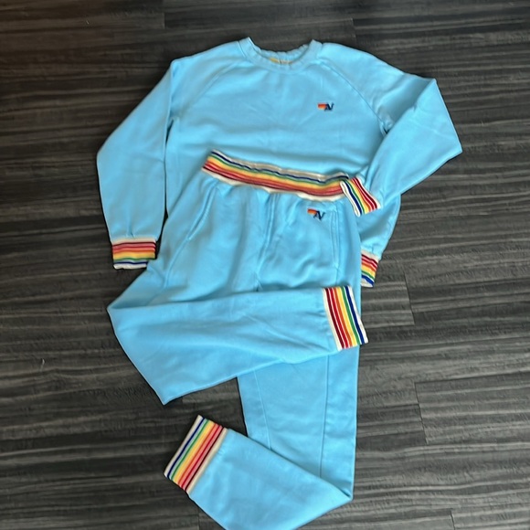 Aviator Nation Rainbow Crewneck Sweatshirt - Picture 2 of 9